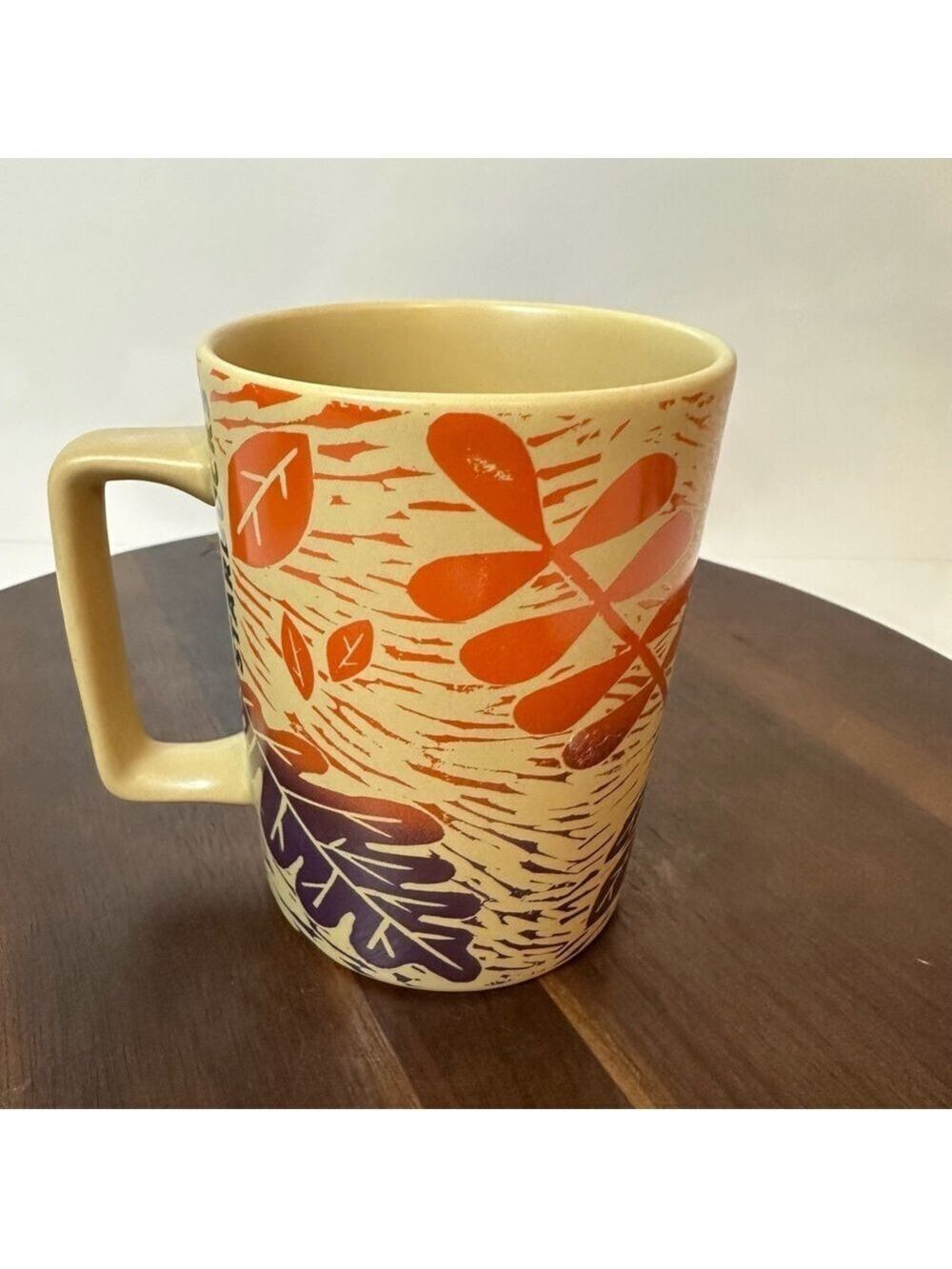 🍁Starbucks 2017 Fall Leaves Mug 12 oz | Autumn Foliage Ceramic Coffee Cup